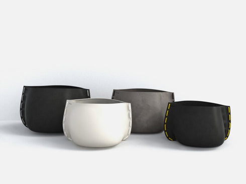 Blinde Design Stitch 50Concrete Planter - Bone Finish - BLD.1.P.STI.50.Y.BO
